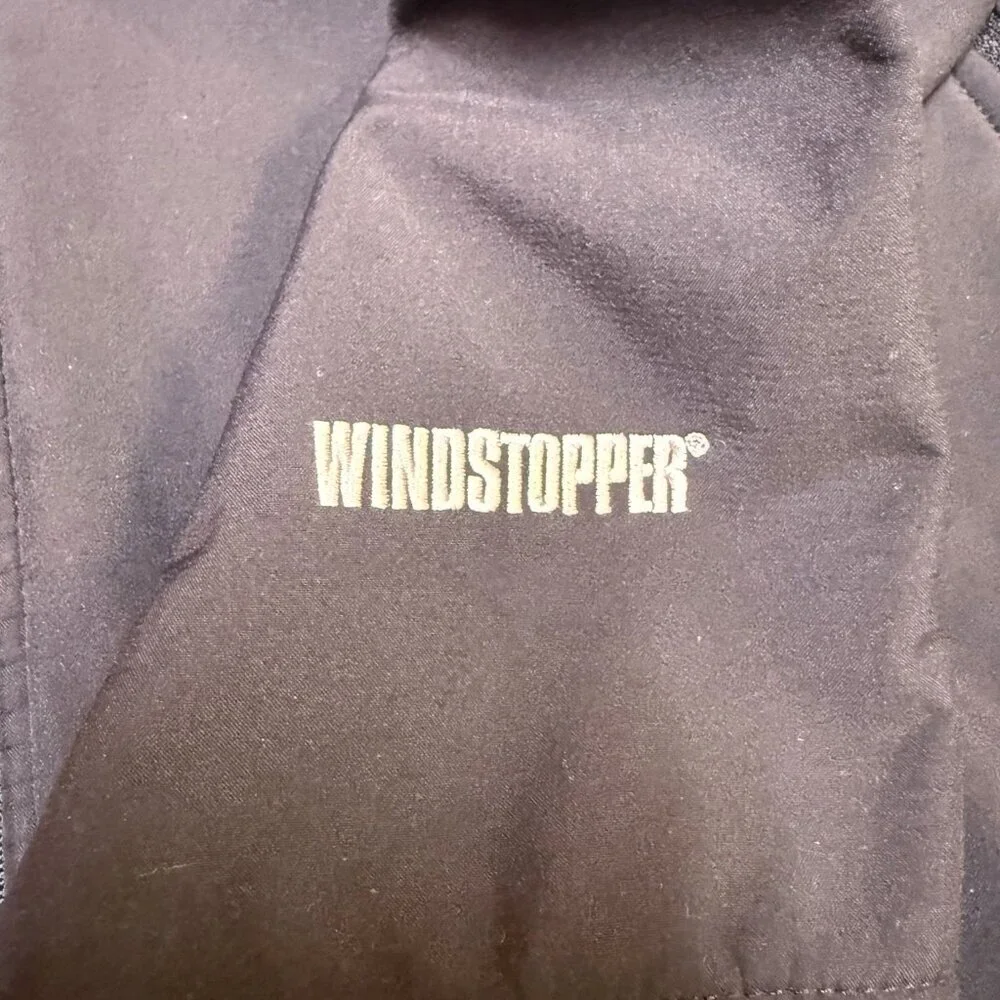 The North Face WINDSTOPPER Jacket Men’s Large‎ Black Softshell EUC